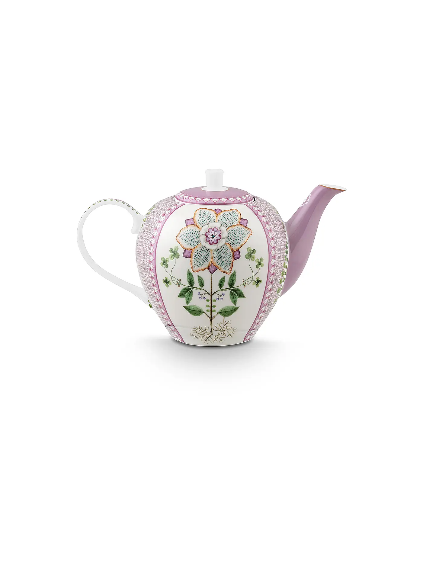 PIP STUDIO | Teekanne Large LILY & LOTUS 1,6l Light Green | lila